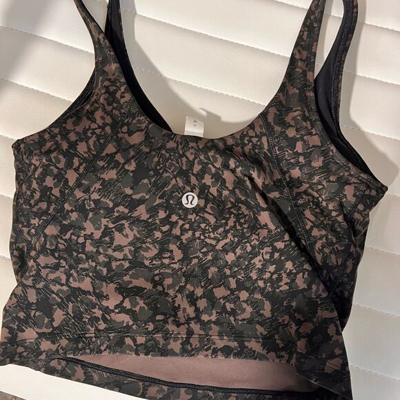 Lululemon Align Tank Wild Thing Camo Brown Earth Multi Size 4 - Picture 6 of 10